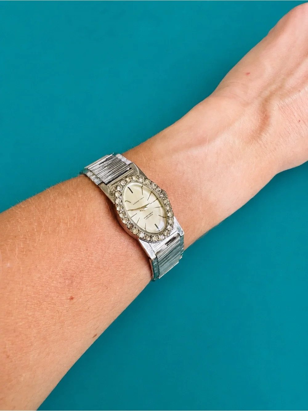 Vintage Grand Prix 17-Jewel Mechanical Ladies Cocktail Watch